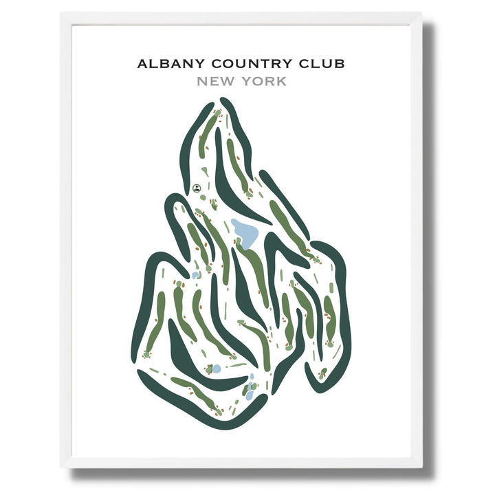 Albany Country Club, New York - Printed Golf Courses