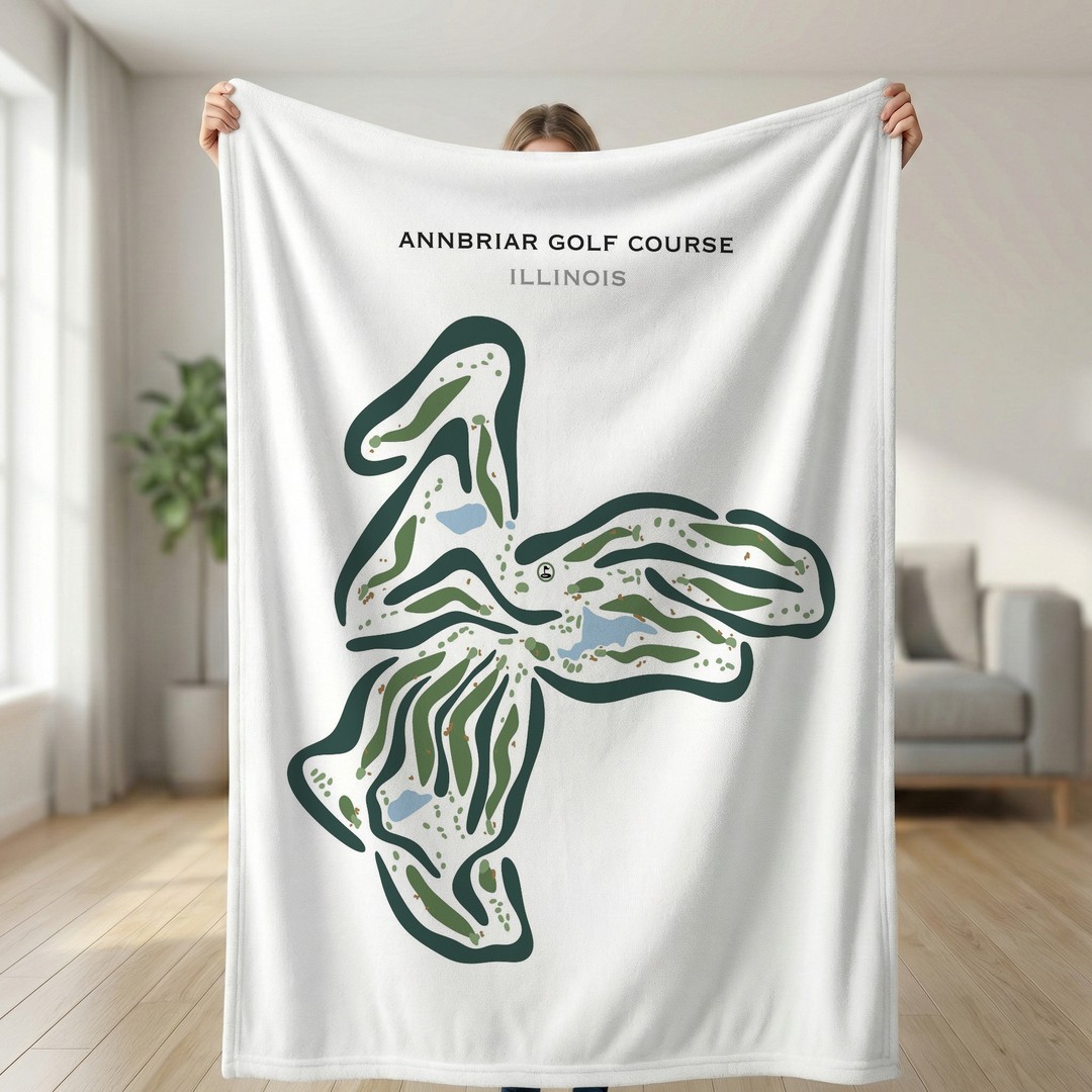 Annbriar Golf Course, Illinois - Printed Golf Courses