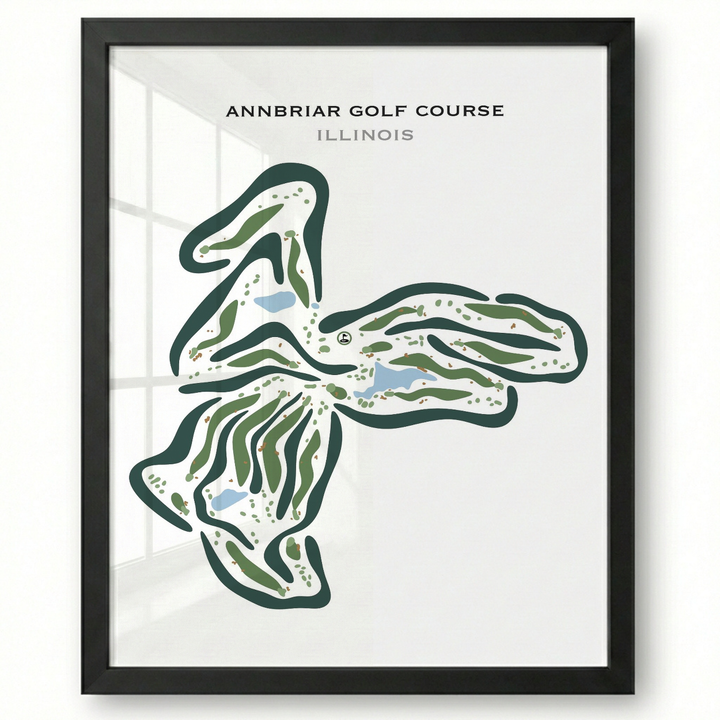 Annbriar Golf Course, Illinois - Printed Golf Courses