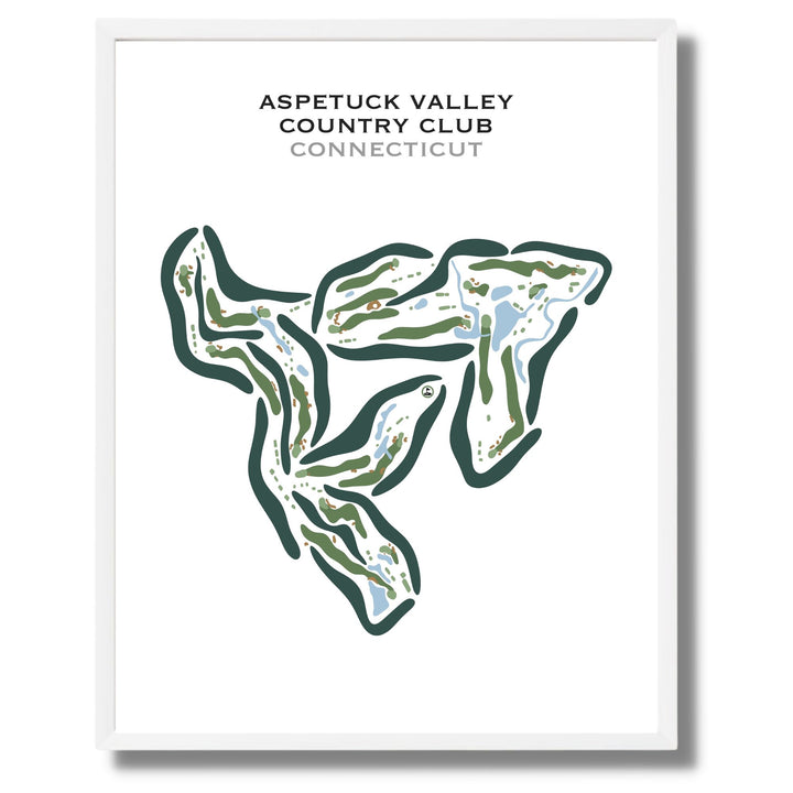 Aspetuck Valley Country Club, Connecticut - Printed Golf Courses