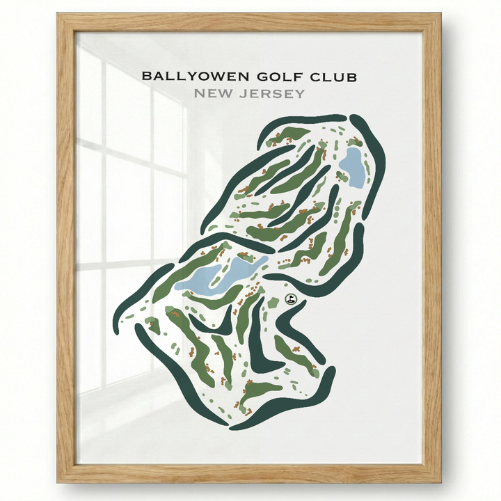 Ballyowen Golf Club, New Jersey - Printed Golf Courses