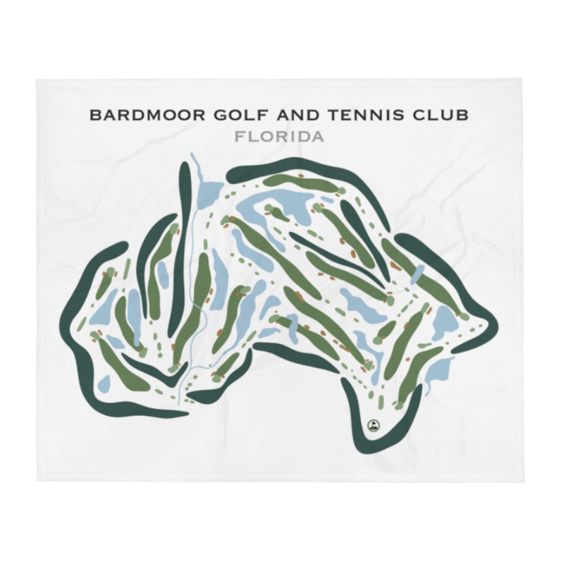 Bardmoor Golf & Tennis Club, Florida - Printed Golf Courses