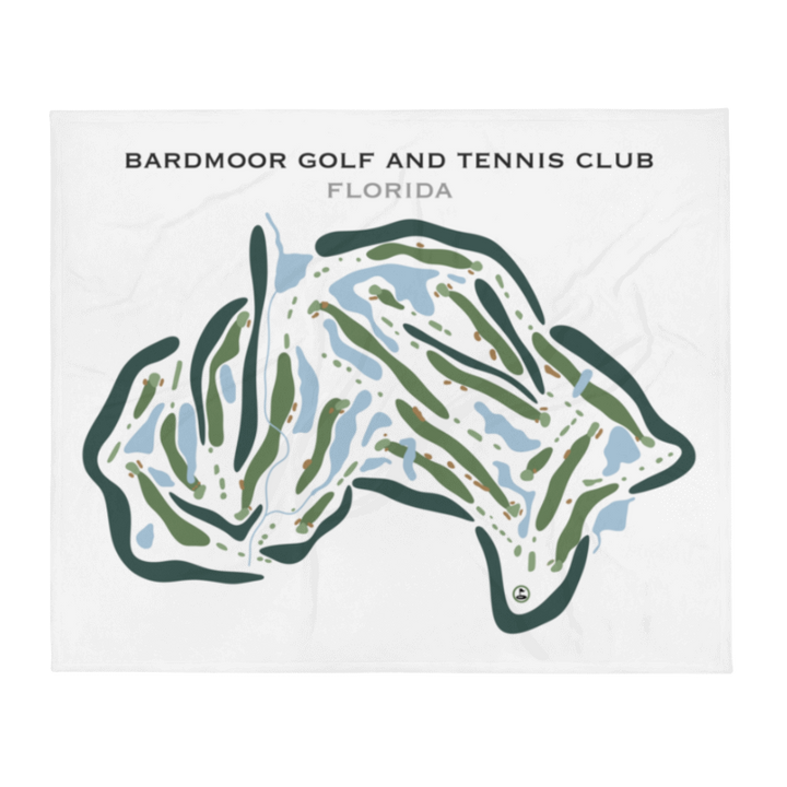 Bardmoor Golf & Tennis Club, Florida - Printed Golf Courses