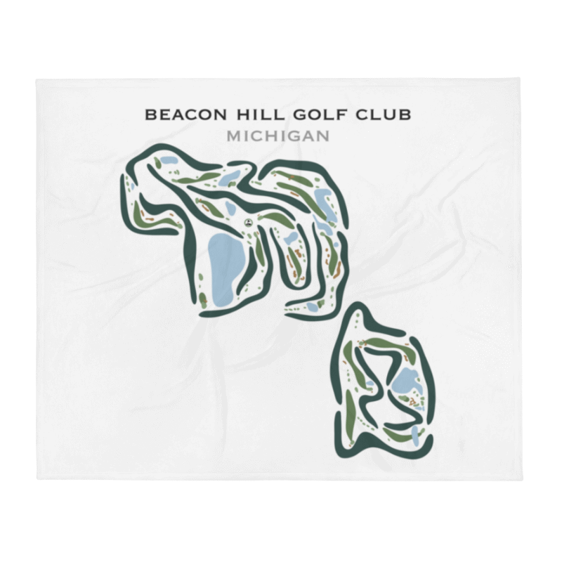 Beacon Hill Golf Club, Michigan - Printed Golf Courses
