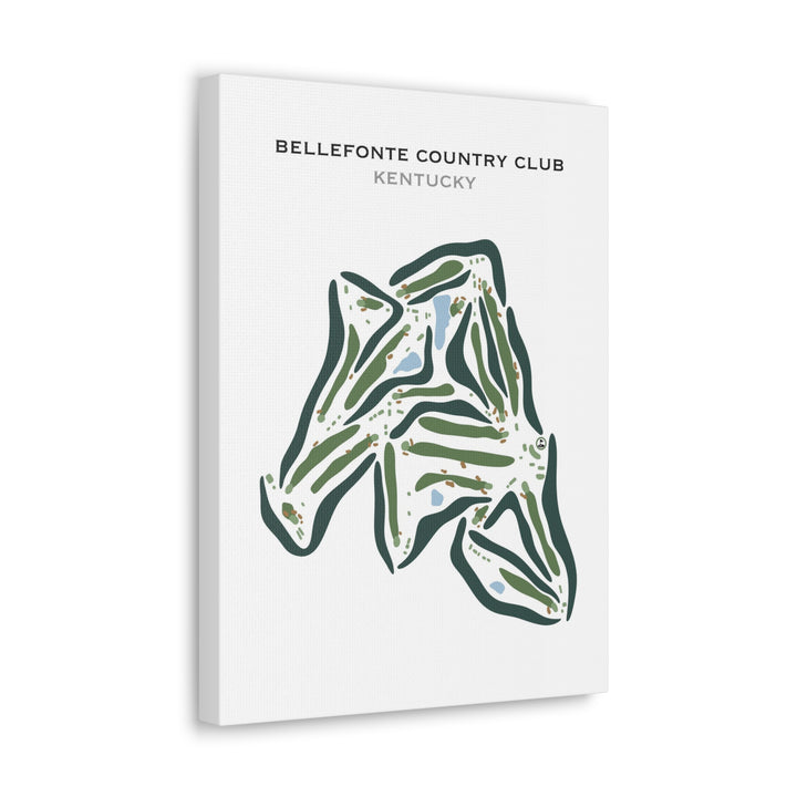 Bellefonte Country Club, Kentucky - Printed Golf Courses