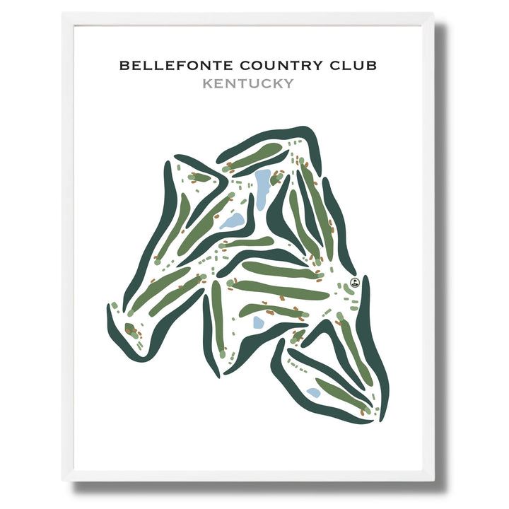 Bellefonte Country Club, Kentucky - Printed Golf Courses