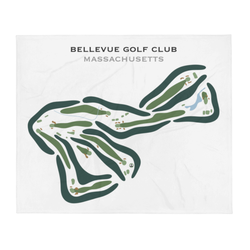 Bellevue Golf Club, Massachusetts - Printed Golf Courses