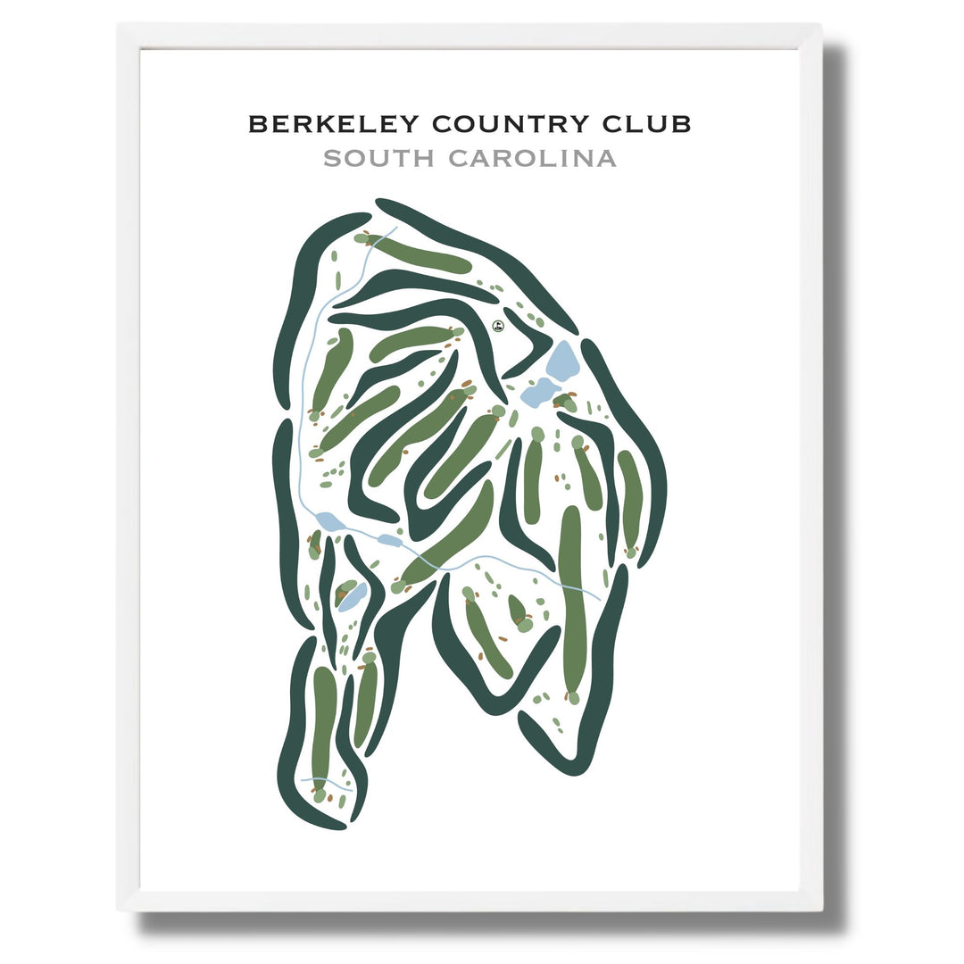 Berkeley Country Club, South Carolina  - Printed Golf Courses