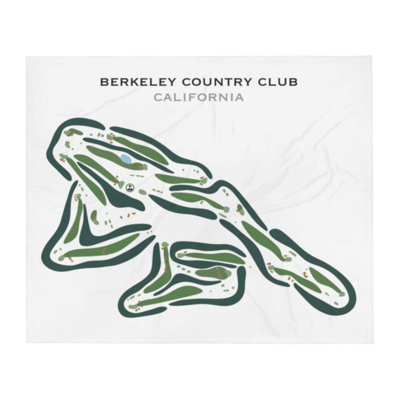 Berkeley Country Club, El Cerrito, California - Printed Golf Courses