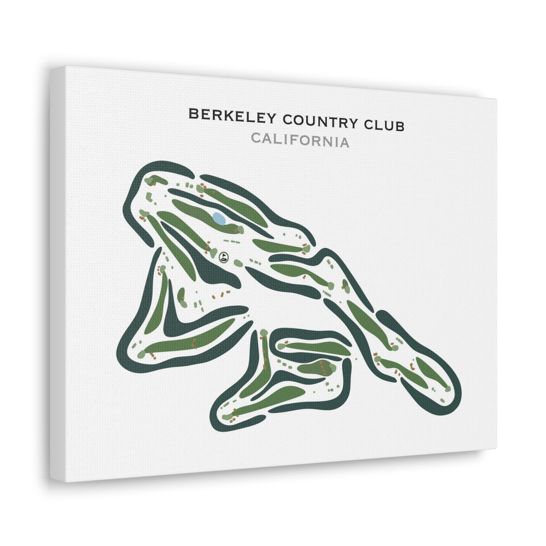 Berkeley Country Club, El Cerrito, California - Printed Golf Courses