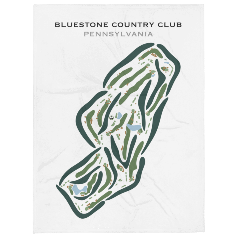 Bluestone Country Club, Pennsylvania - Printed Golf Courses