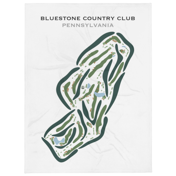 Bluestone Country Club, Pennsylvania - Printed Golf Courses