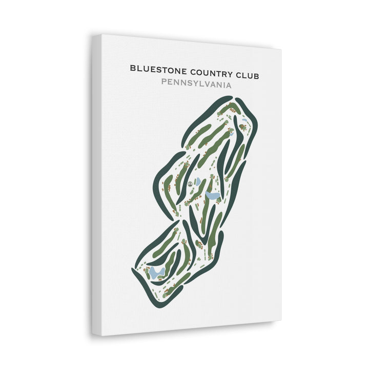 Bluestone Country Club, Pennsylvania - Printed Golf Courses