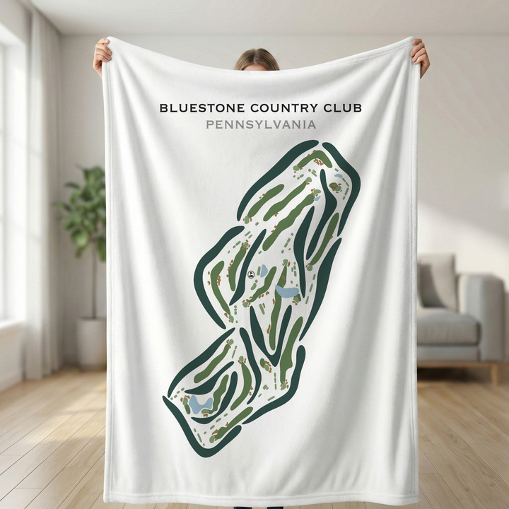 Bluestone Country Club, Pennsylvania - Printed Golf Courses