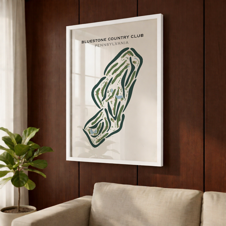 Bluestone Country Club, Pennsylvania - Printed Golf Courses