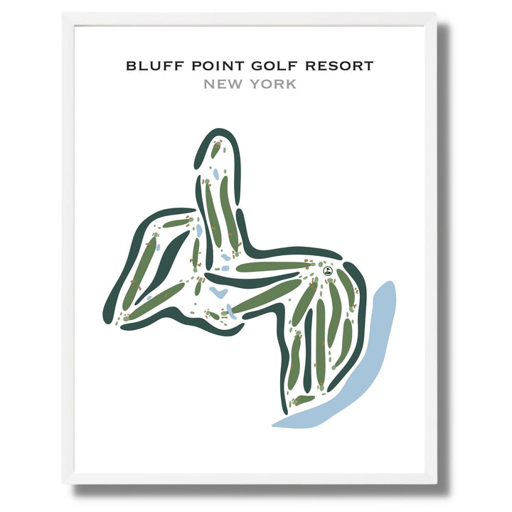 Bluff Point Golf Resort, New York - Printed Golf Courses