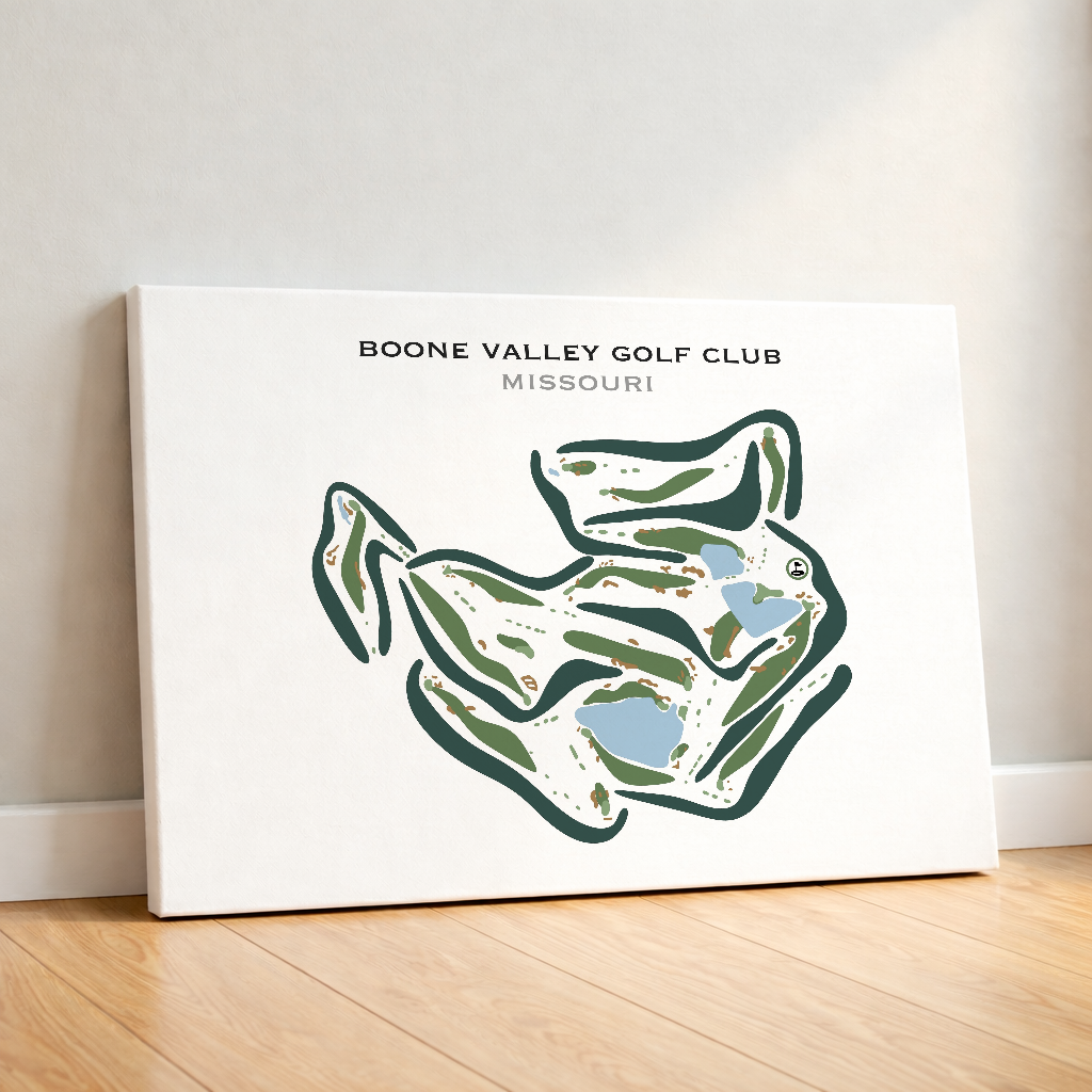 Boone Valley Golf Club, Missouri - Printed Golf Courses