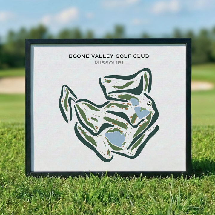 Boone Valley Golf Club, Missouri - Printed Golf Courses