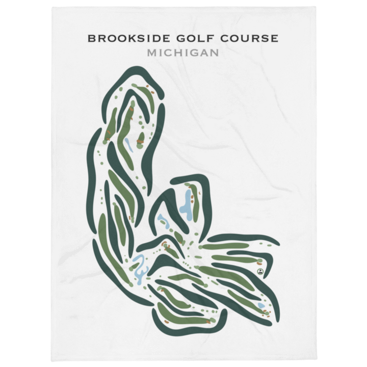 Brookside Golf Course, Michigan - Printed Golf Courses