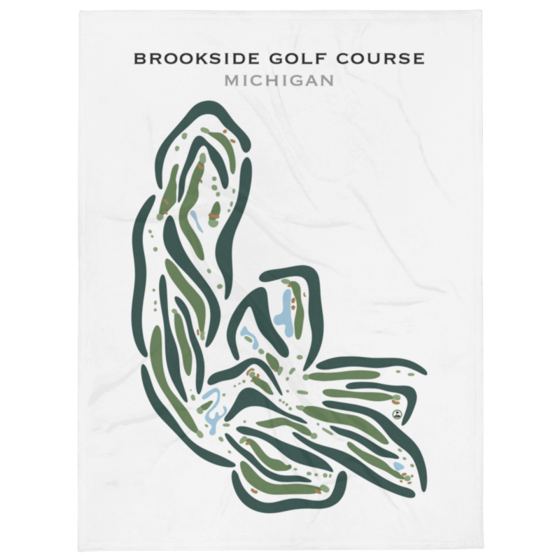 Brookside Golf Course, Michigan - Printed Golf Courses