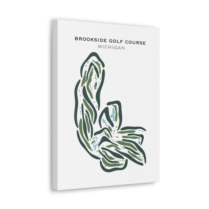 Brookside Golf Course, Michigan - Printed Golf Courses