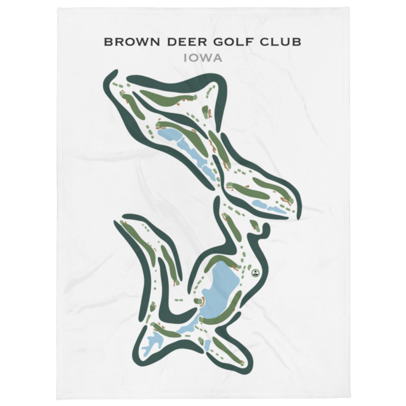 Brown Deer Golf Club, Iowa - Printed Golf Courses