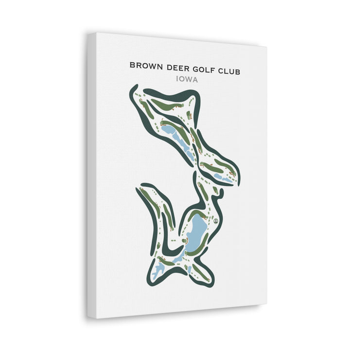 Brown Deer Golf Club, Iowa - Printed Golf Courses