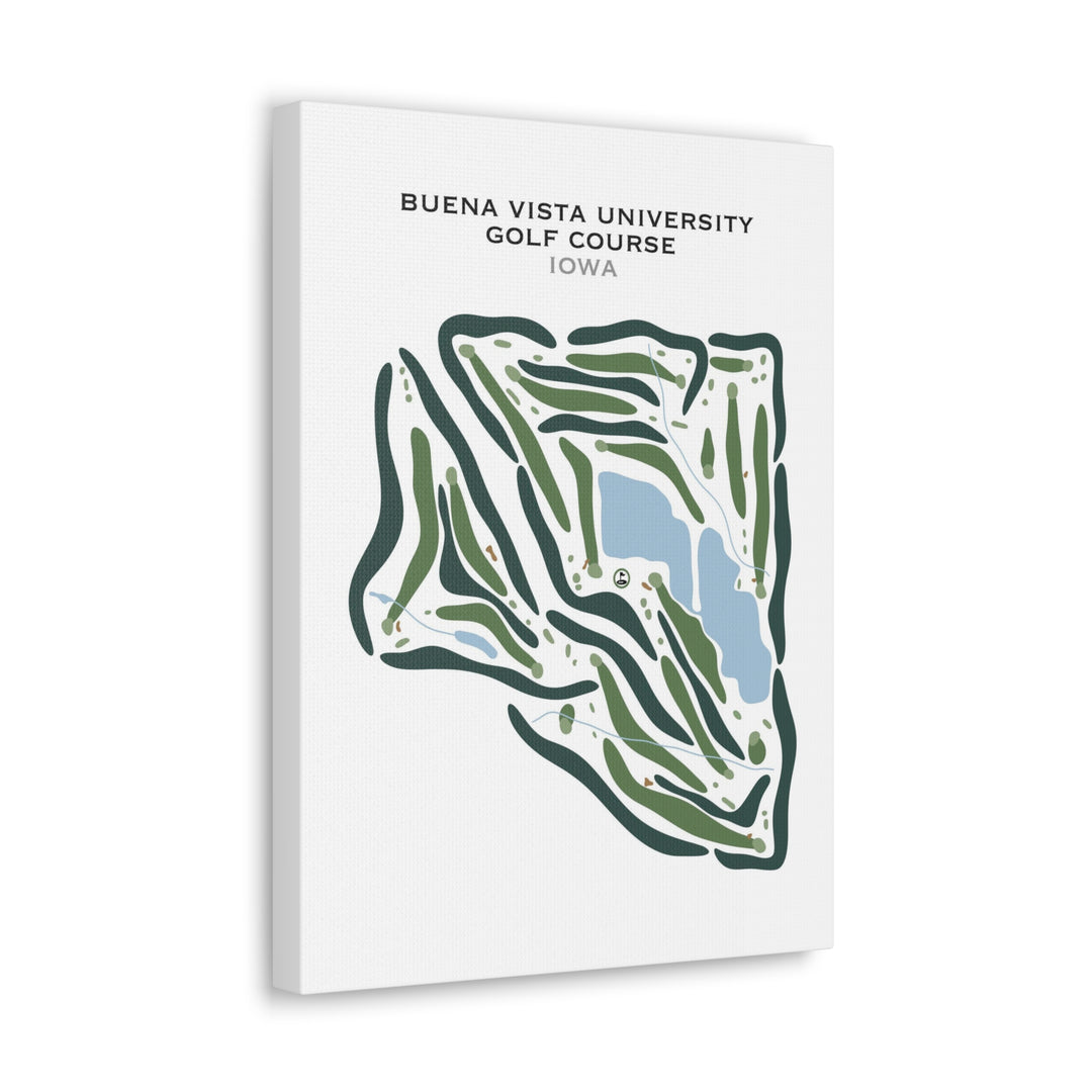 Buena Vista University Golf Course, Iowa - Printed Golf Courses
