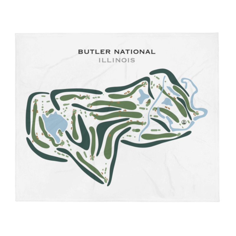 Butler National Golf Club, Illinois - Printed Golf Courses