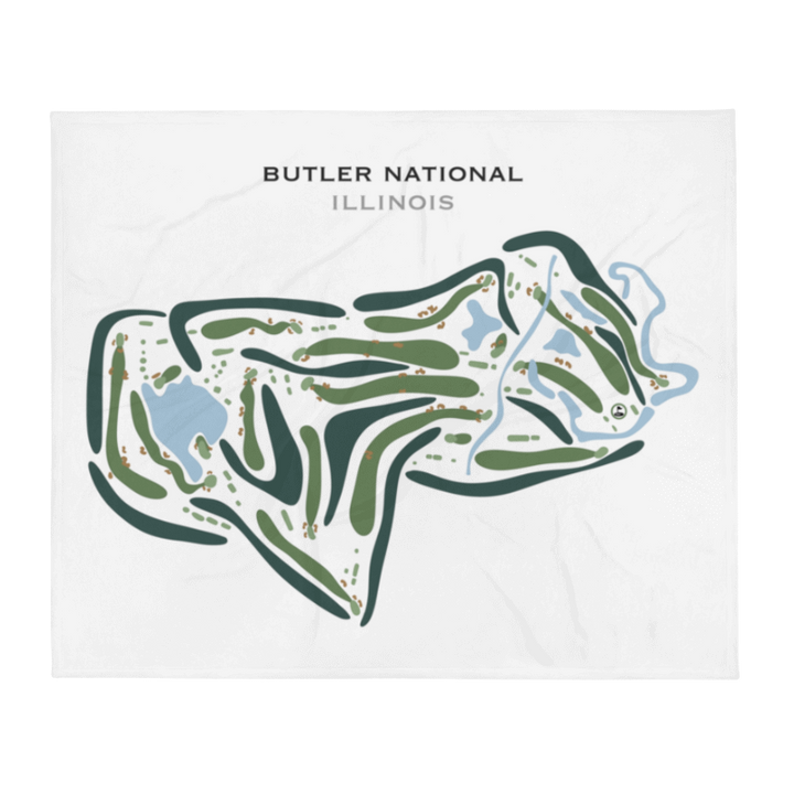 Butler National Golf Club, Illinois - Printed Golf Courses