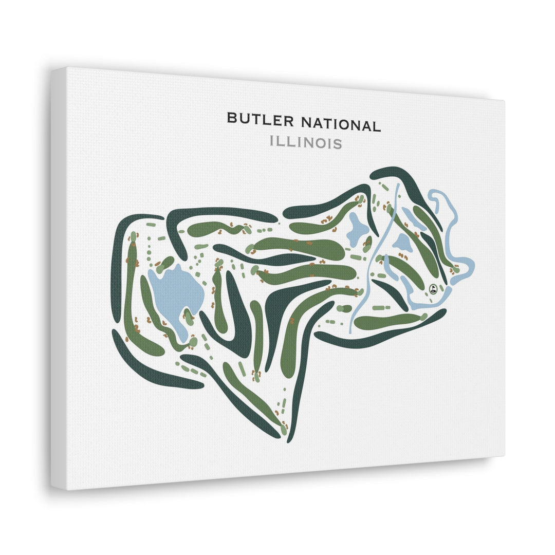 Butler National Golf Club, Illinois - Printed Golf Courses