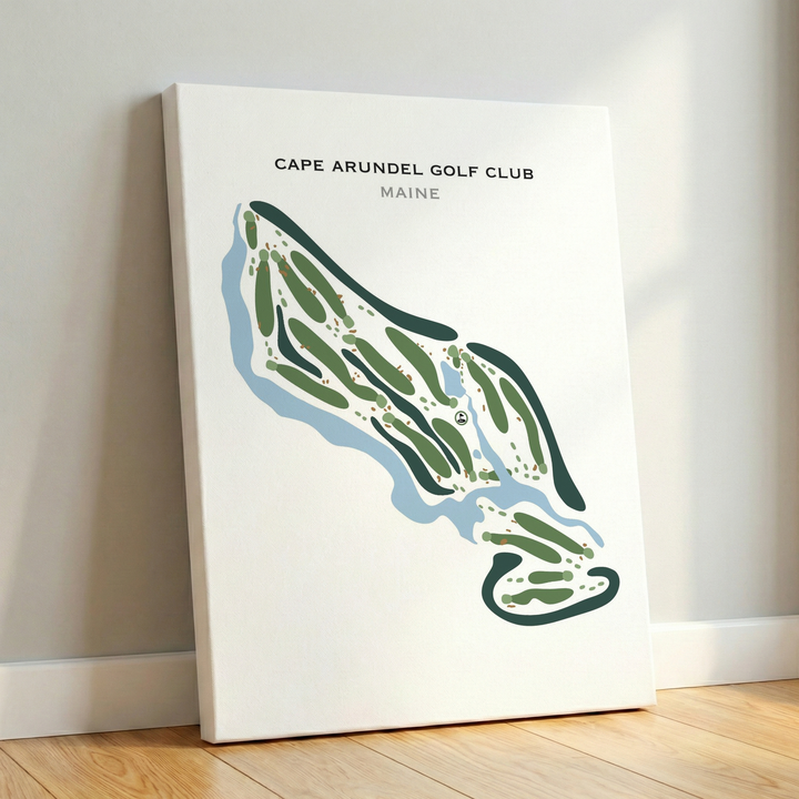 Cape Arundel Golf Club, Maine - Printed Golf Courses