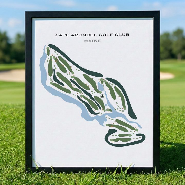 Cape Arundel Golf Club, Maine - Printed Golf Courses