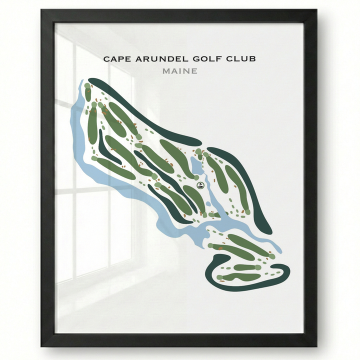 Cape Arundel Golf Club, Maine - Printed Golf Courses