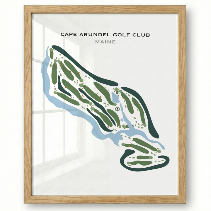 Cape Arundel Golf Club, Maine - Printed Golf Courses