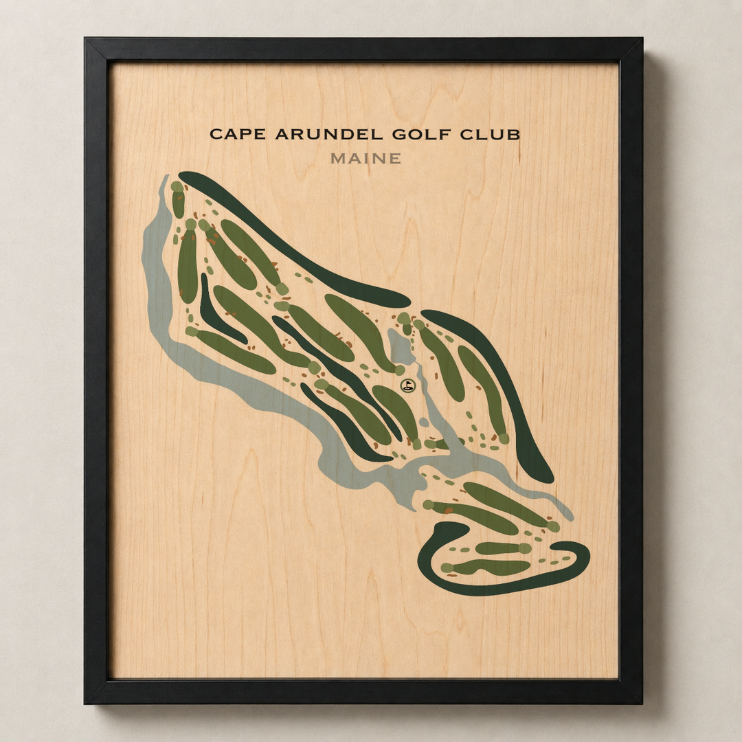 Cape Arundel Golf Club, Maine - Printed Golf Courses