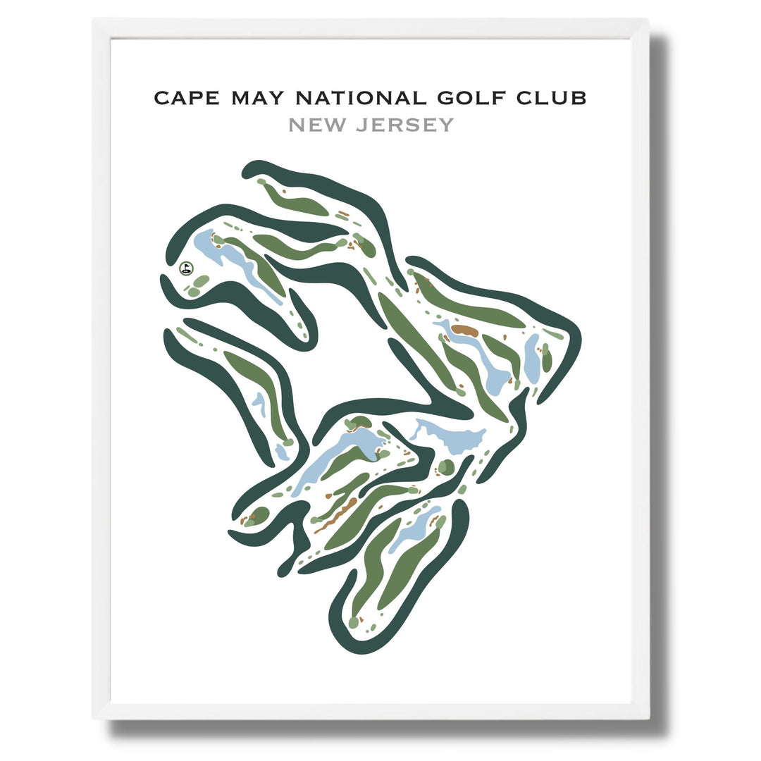 Cape May National Golf Club, New Jersey - Printed Golf Courses