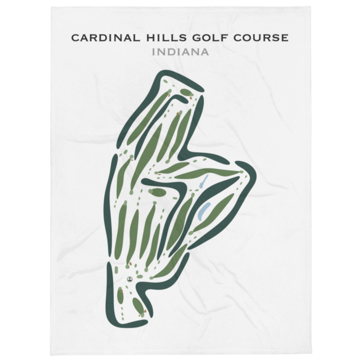 Cardinal Hills Golf Course, Indiana - Printed Golf Courses