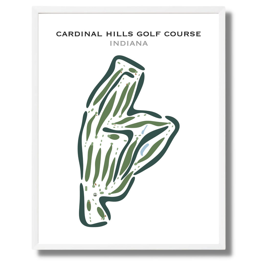 Cardinal Hills Golf Course, Indiana - Printed Golf Courses