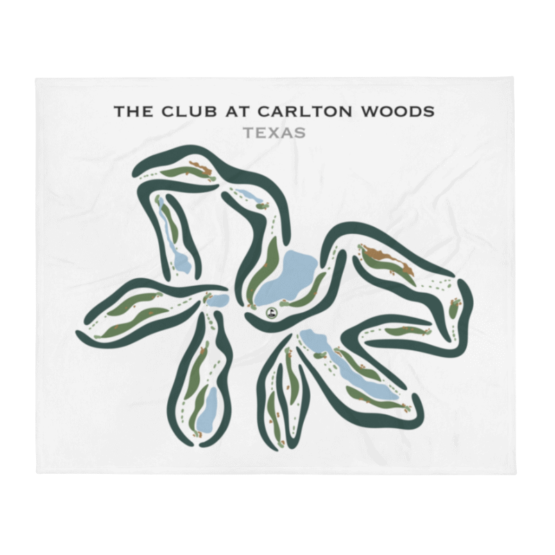 The Club at Carlton Woods, Texas - Printed Golf Courses