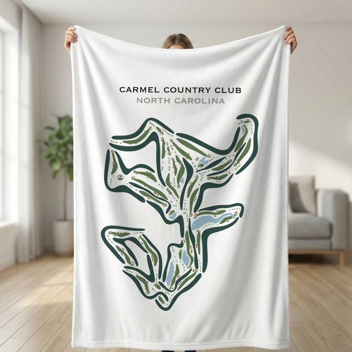 Carmel Country Club, North Carolina - Printed Golf Courses