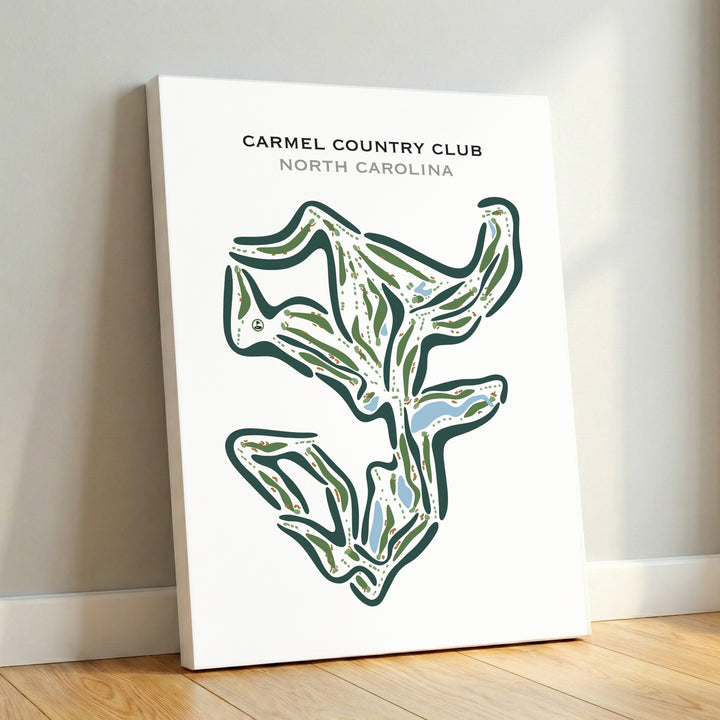Carmel Country Club, North Carolina - Printed Golf Courses