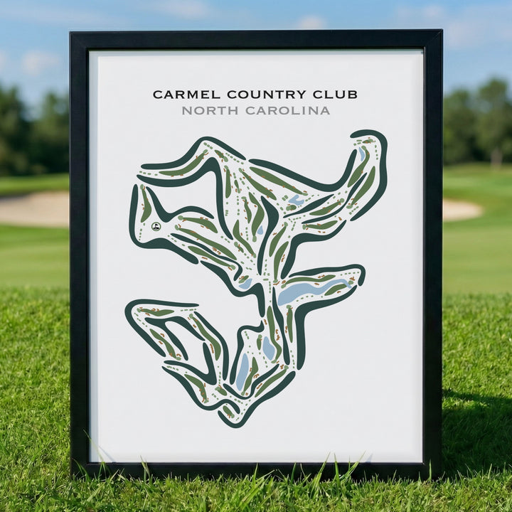 Carmel Country Club, North Carolina - Printed Golf Courses