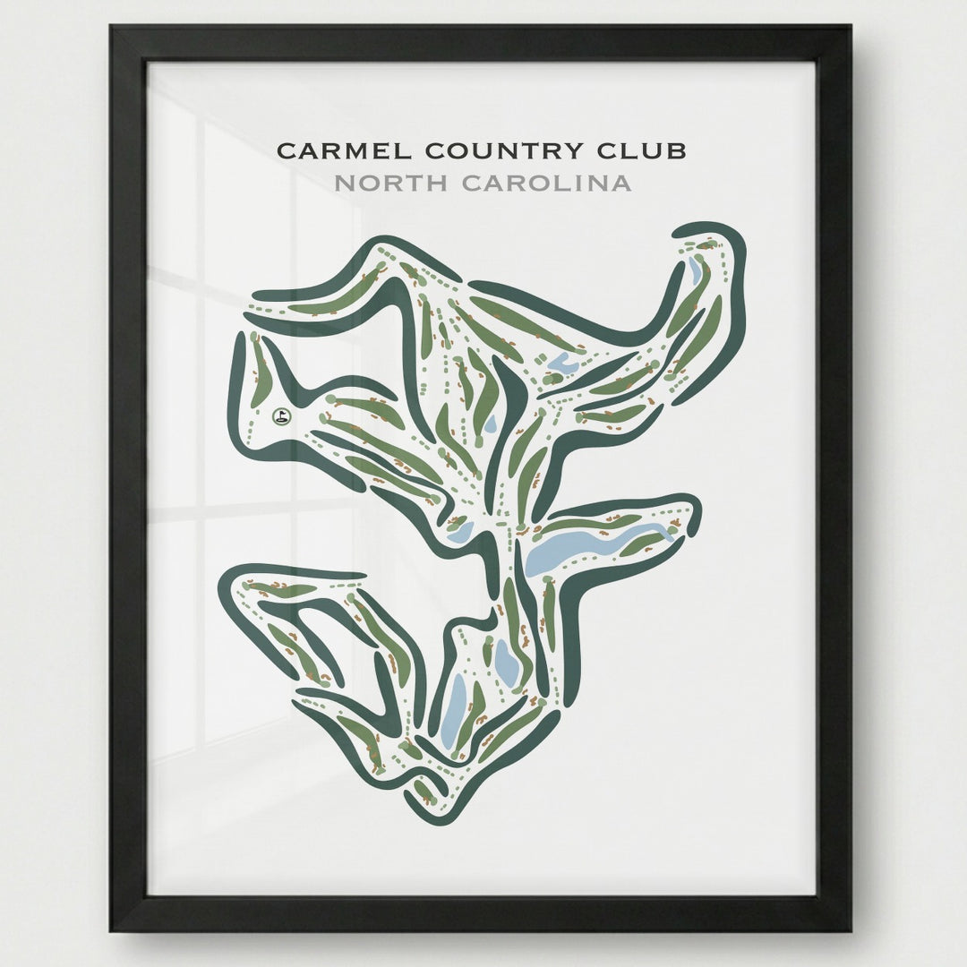 Carmel Country Club, North Carolina - Printed Golf Courses