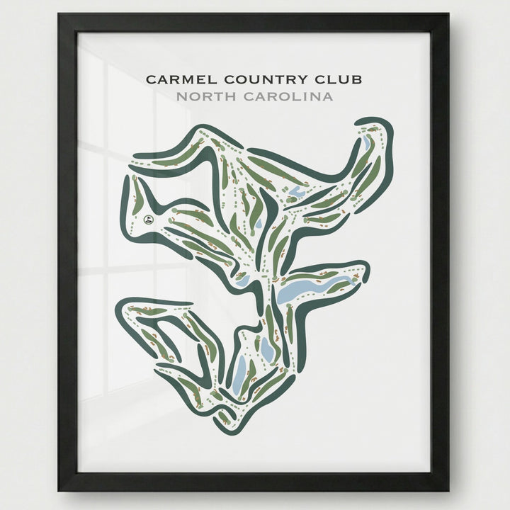 Carmel Country Club, North Carolina - Printed Golf Courses