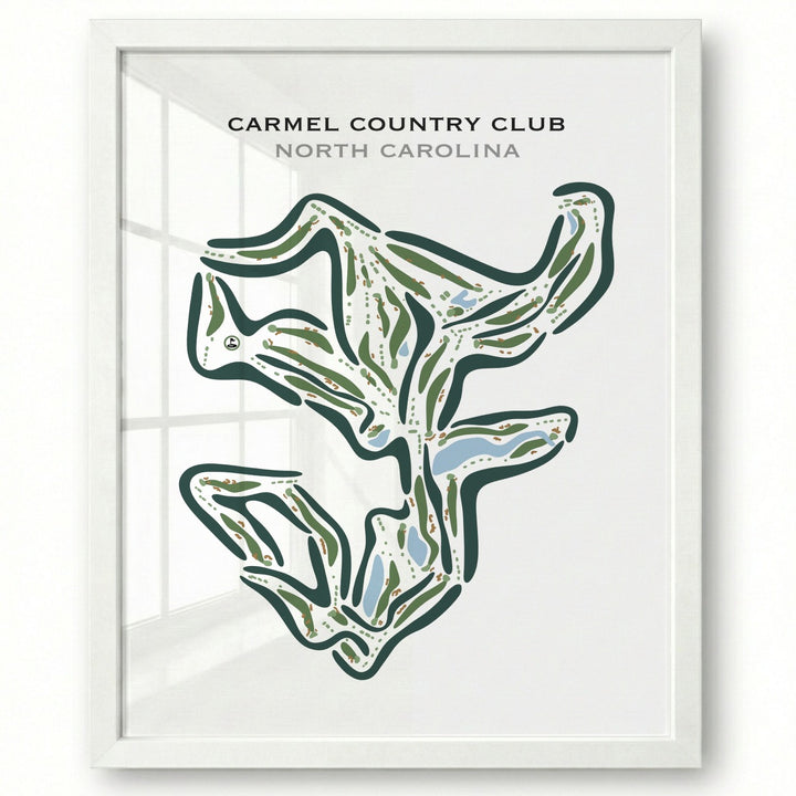 Carmel Country Club, North Carolina - Printed Golf Courses