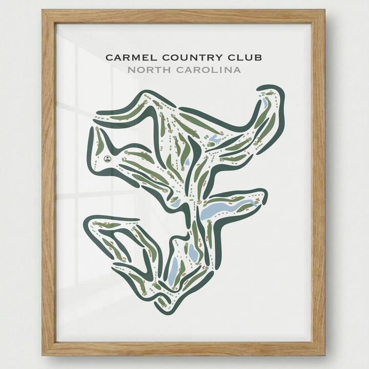 Carmel Country Club, North Carolina - Printed Golf Courses