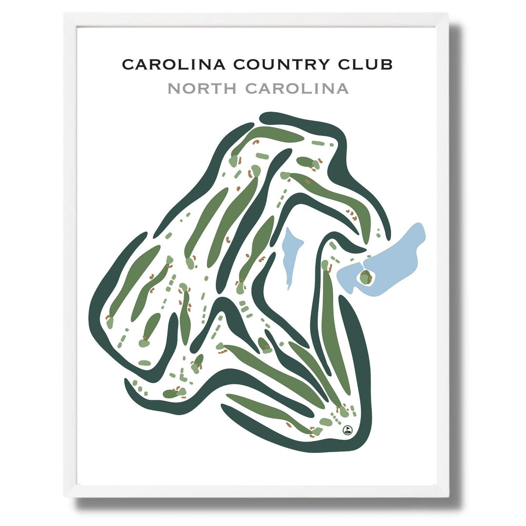 Carolina Country Club, North Carolina - Printed Golf Courses - Golf Course Prints