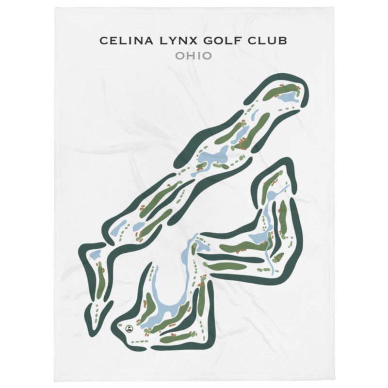 Celina Lynx Golf Club, Ohio - Printed Golf Courses