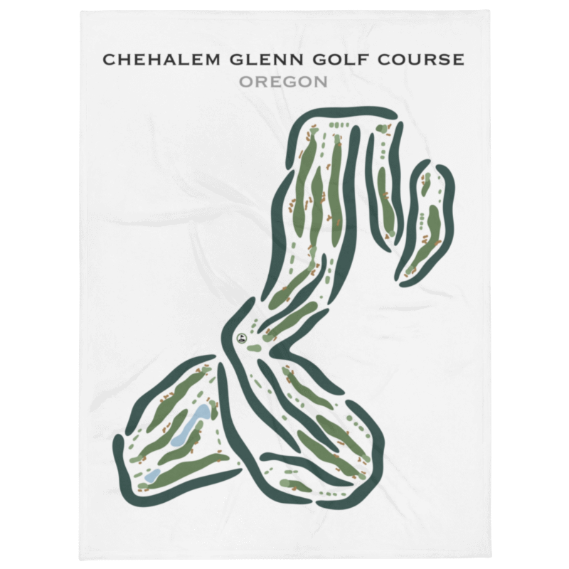 Chehalem Glenn Golf Course, Oregon - Printed Golf Courses